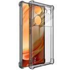 For ZTE nubia Z50 Ultra 5G imak Shockproof Airbag TPU Phone Case(Transparent Black) - 1