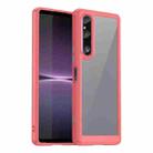 For Sony Xperia 1 V Colorful Series Acrylic + TPU Phone Case(Red) - 1