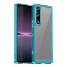 For Sony Xperia 1 V Colorful Series Acrylic + TPU Phone Case(Transparent Blue) - 1