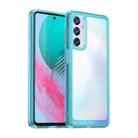 For Samsung Galaxy M54 5G Colorful Series Acrylic + TPU Phone Case(Transparent Blue) - 1