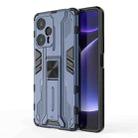 For Xiaomi Redmi Note 12 Turbo Supersonic PC + TPU Shock-proof Protective Phone Case(Blue) - 1