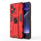 For Xiaomi Redmi Note 12 Turbo Supersonic PC + TPU Shock-proof Protective Phone Case(Red) - 1