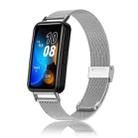 For Huawei Band 8 16mm Milan Stainless Steel Metal Mesh Watch Band(Silver) - 1