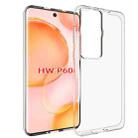 For Huawei P60 / P60 Pro Waterproof Texture TPU Phone Case(Transparent) - 1