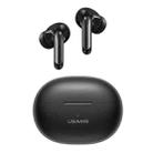 USAMS XD19 ENC Dual Wheat Noise Reduction TWS In-Ear Wireless Bluetooth Earphone(Black) - 1