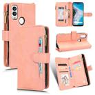 For Kyocera Android One S10 / S9 Litchi Texture Zipper Leather Phone Case(Pink) - 1