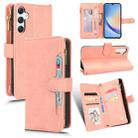 For Samsung Galaxy A34 5G Litchi Texture Zipper Leather Phone Case(Pink) - 1