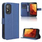 For Itel A18 Diamond Texture Leather Phone Case(Blue) - 1