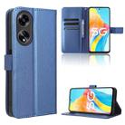 For OPPO A1 5G Diamond Texture Leather Phone Case(Blue) - 1