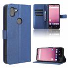 For Orbic Q10 4G Diamond Texture Leather Phone Case(Blue) - 1