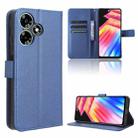 For Infinix Hot 30 Play Diamond Texture Leather Phone Case(Blue) - 1