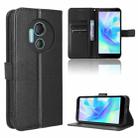 For Doogee X97 / X97 Pro Diamond Texture Leather Phone Case(Black) - 1