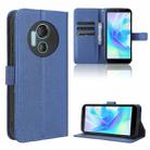 For Doogee X97 / X97 Pro Diamond Texture Leather Phone Case(Blue) - 1