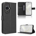 For Huawei nova 11 Diamond Texture Leather Phone Case(Black) - 1
