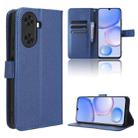 For Huawei Enjoy 60 4G Diamond Texture Leather Phone Case(Blue) - 1