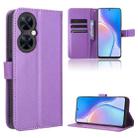 For Huawei Maimang 20 Diamond Texture Leather Phone Case(Purple) - 1