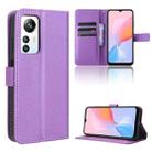 For Blackview A85 Diamond Texture Leather Phone Case(Purple) - 1