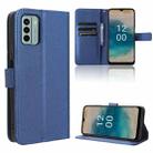 For Nokia G22 4G Diamond Texture Leather Phone Case(Blue) - 1