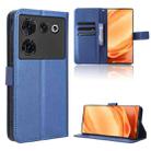 For ZTE Nubia Z50 Ultra Diamond Texture Leather Phone Case(Blue) - 1