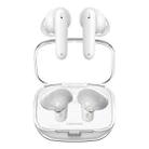 USAMS BE16 Ice Tray Series Transparent TWS In-Ear Wireless Bluetooth Earphone(White) - 1
