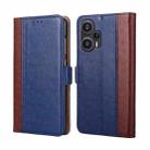 For Xiaomi Redmi Note 12 Turbo Ostrich Texture Horizontal Flip Leather Phone Case(Blue) - 1