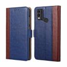 For Nokia C22 Ostrich Texture Horizontal Flip Leather Phone Case(Blue) - 1