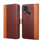 For Nokia C22 Ostrich Texture Horizontal Flip Leather Phone Case(Brown) - 1