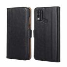 For Nokia C22 Ostrich Texture Horizontal Flip Leather Phone Case(Black) - 1