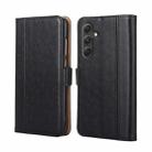 For Samsung Galaxy A54 5G Ostrich Texture Horizontal Flip Leather Phone Case(Black) - 1