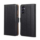 For Samsung Galaxy M14 5G Ostrich Texture Horizontal Flip Leather Phone Case(Black) - 1