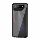 For Asus ROG Phone 7 / 7 Ultimate Clear PC + TPU Shockproof Phone Case(Black) - 1