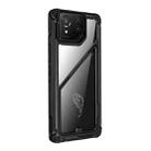 For Asus ROG Phone 8 Pro PC + TPU Shockproof Phone Case with Magnetic Holder(Black) - 1