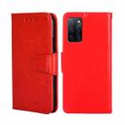 For OPPO A55S 5G Crystal Texture Leather Phone Case(Red) - 1