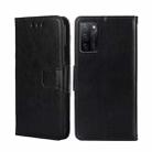 For OPPO A55S 5G Crystal Texture Leather Phone Case(Black) - 1