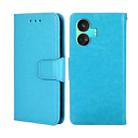 For Realme GT Neo5 SE Crystal Texture Leather Phone Case(Sky Blue) - 1