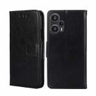 For Xiaomi Redmi Note 12 Turbo Crystal Texture Leather Phone Case(Black) - 1