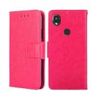 For Kyocera Digno SX3-KYG02 Crystal Texture Leather Phone Case(Rose Red) - 1