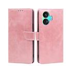 For Realme GT Neo5 SE Calf Texture Buckle Flip Leather Phone Case(Rose Gold) - 1