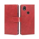 For Kyocera Digno SX3-KYG02 Calf Texture Buckle Flip Leather Phone Case(Red) - 1