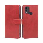 For Nokia C22 Calf Texture Buckle Flip Leather Phone Case(Red) - 1