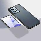 For Xiaomi Redmi Note 12 4G Global Armor Clear TPU Hard PC Phone Case(Matte Black) - 1