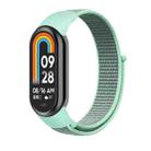 For Xiaomi Mi Band 8 Loop Nylon Watch Band(Blue Sea Color) - 1