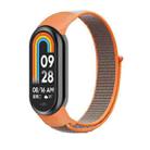 For Xiaomi Mi Band 8 Loop Nylon Replacement Watch Band(Orange) - 1