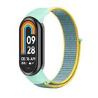 For Xiaomi Mi Band 8 Loop Nylon Replacement Watch Band(Sunny Color) - 1