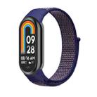 For Xiaomi Mi Band 8 Loop Nylon Replacement Watch Band(Indigo Blue) - 1