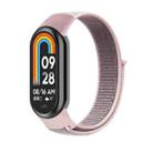 For Xiaomi Mi Band 8 Loop Nylon Watch Band(Pink) - 1