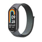 For Xiaomi Mi Band 8 Loop Nylon Watch Band(Grey) - 1