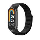 For Xiaomi Mi Band 8 Loop Nylon Watch Band(Black) - 1