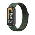 For Xiaomi Mi Band 8 Loop Nylon Replacement Watch Band(Army Green) - 1