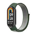 For Xiaomi Mi Band 8 Loop Nylon Watch Band(Dark Olive) - 1